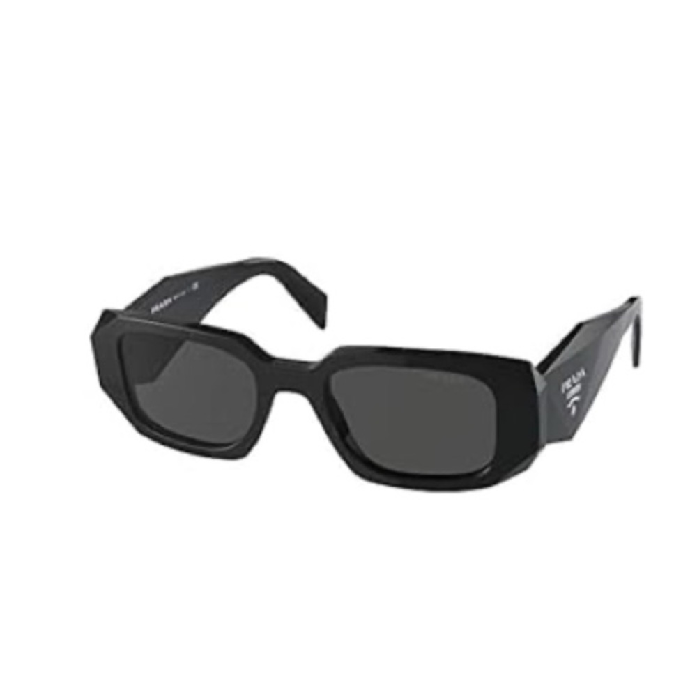 Prada Black Rectangular Sunglasses